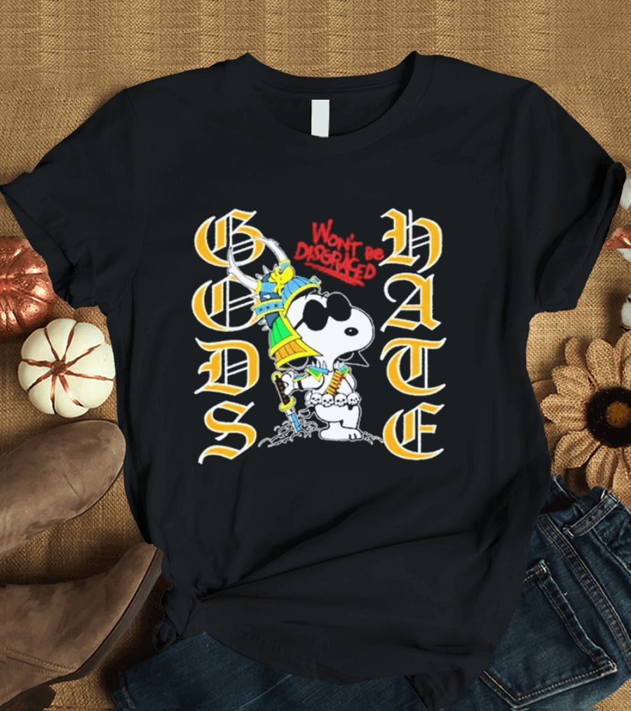 God's Hate We Owe You Nothing Samurai Joe Hardcore T-Shirt