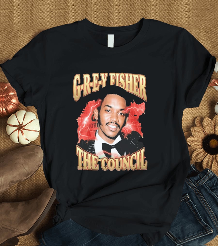 G REY Fisher The Council T-Shirt