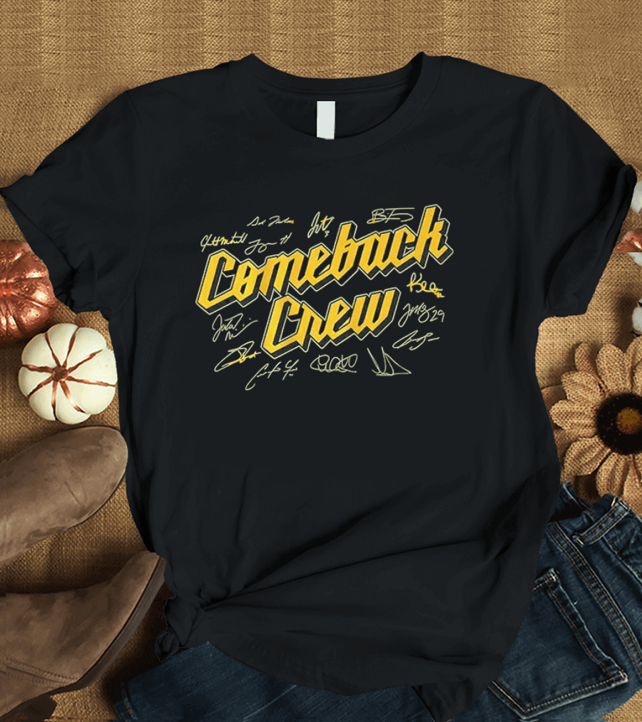 Milwaukee Baseball Comeback Crew Signatures MLB T-Shirt