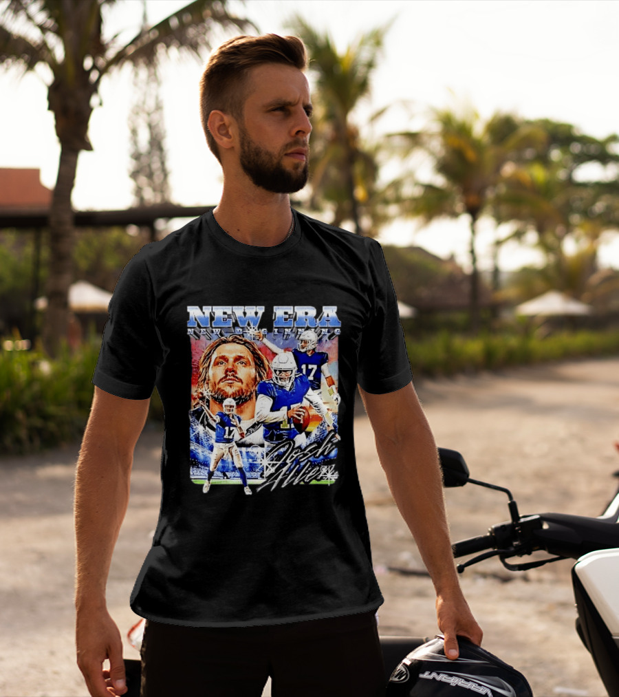 New Era Josh Allen Football Quarterback Action Number 17 Montage T-Shirt