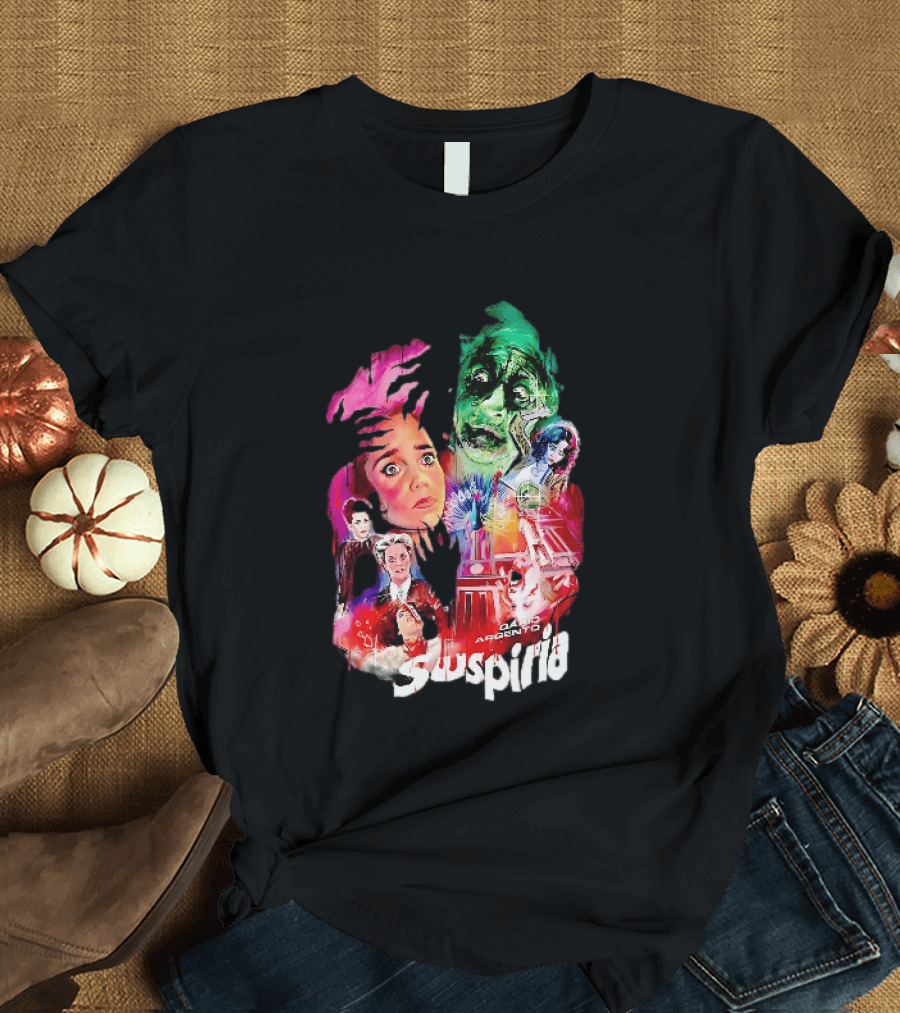 Suspiria Dario Argento Horror Collage Death Is Coming For You T-Shirt