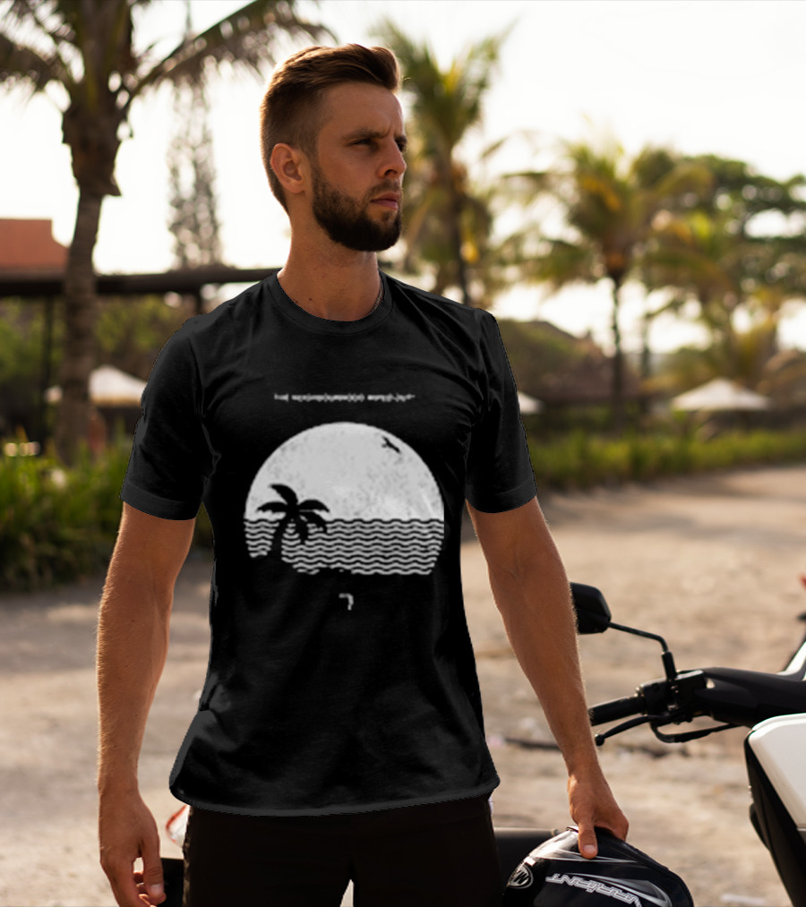The Neighbourhood Wiped Out Album Palm Tree Beach Scene T-Shirt