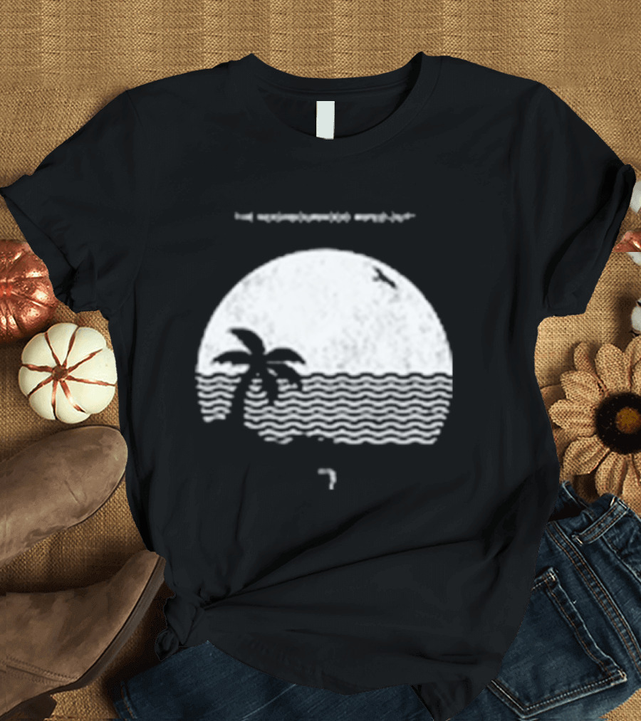 The Neighbourhood Wiped Out Album Palm Tree Beach Scene T-Shirt