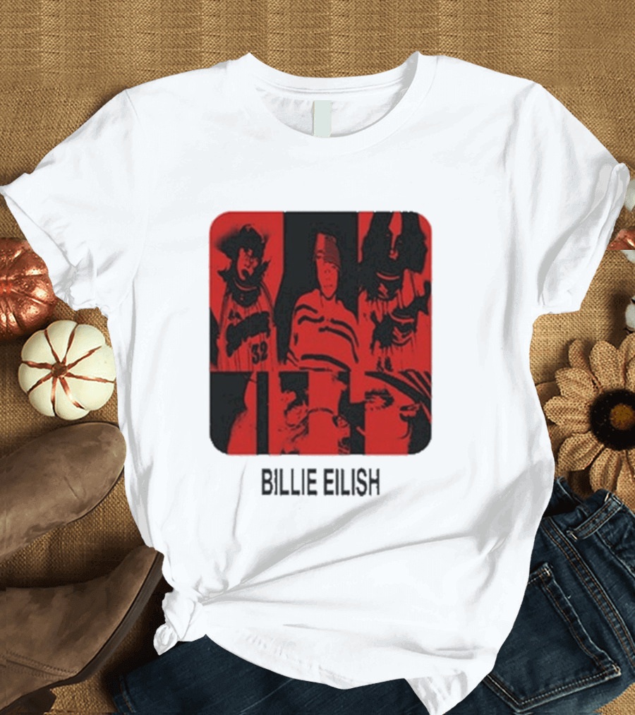 Billie Eilish Thermal Be Collage Photo T-Shirt