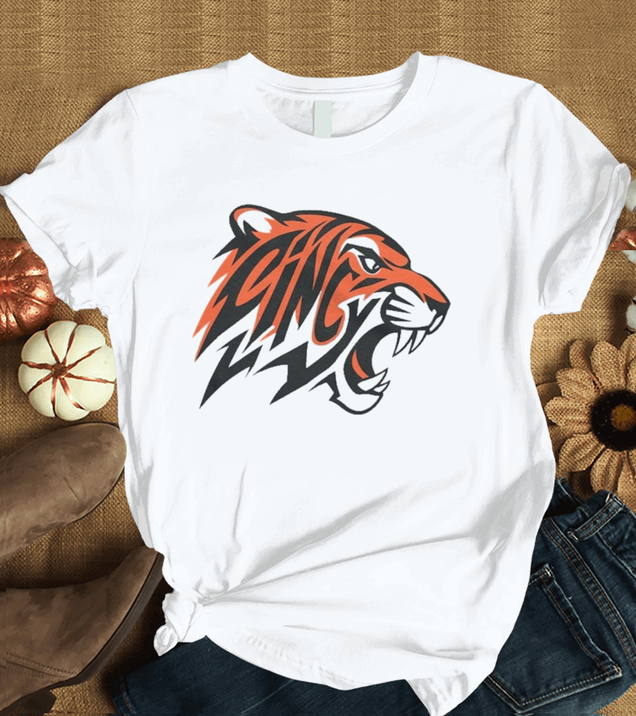 Cincy Tiger Stripes Roaring Bengal T-Shirt