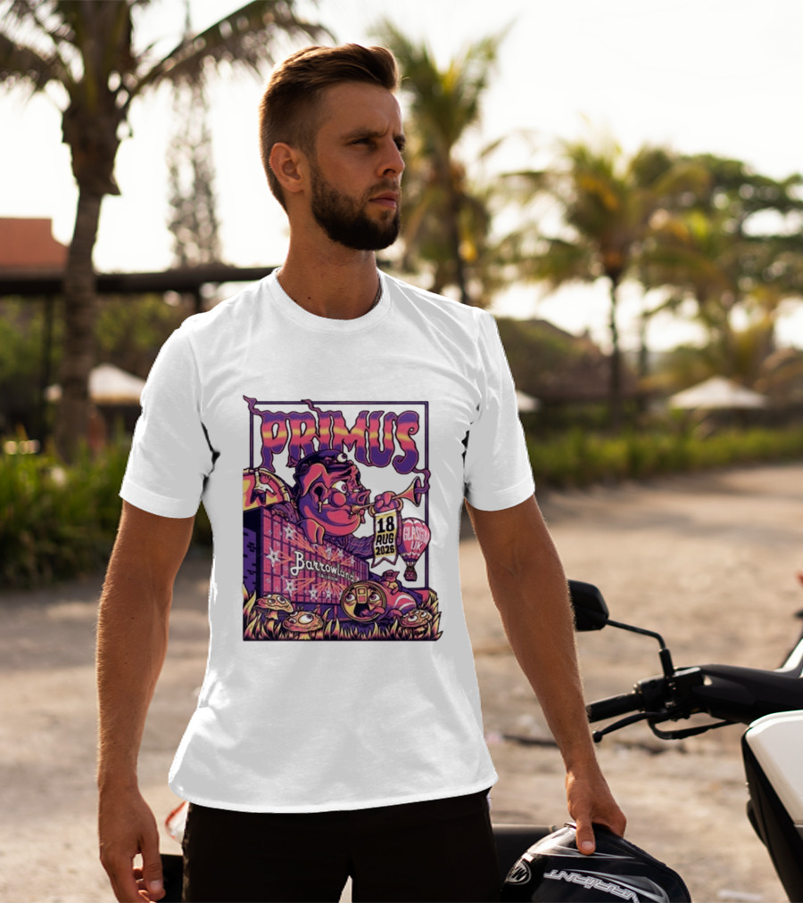 Barrowland Ballroom Primus Concert August 18 2026 Glasgow UK Animated Music Event T-Shirt