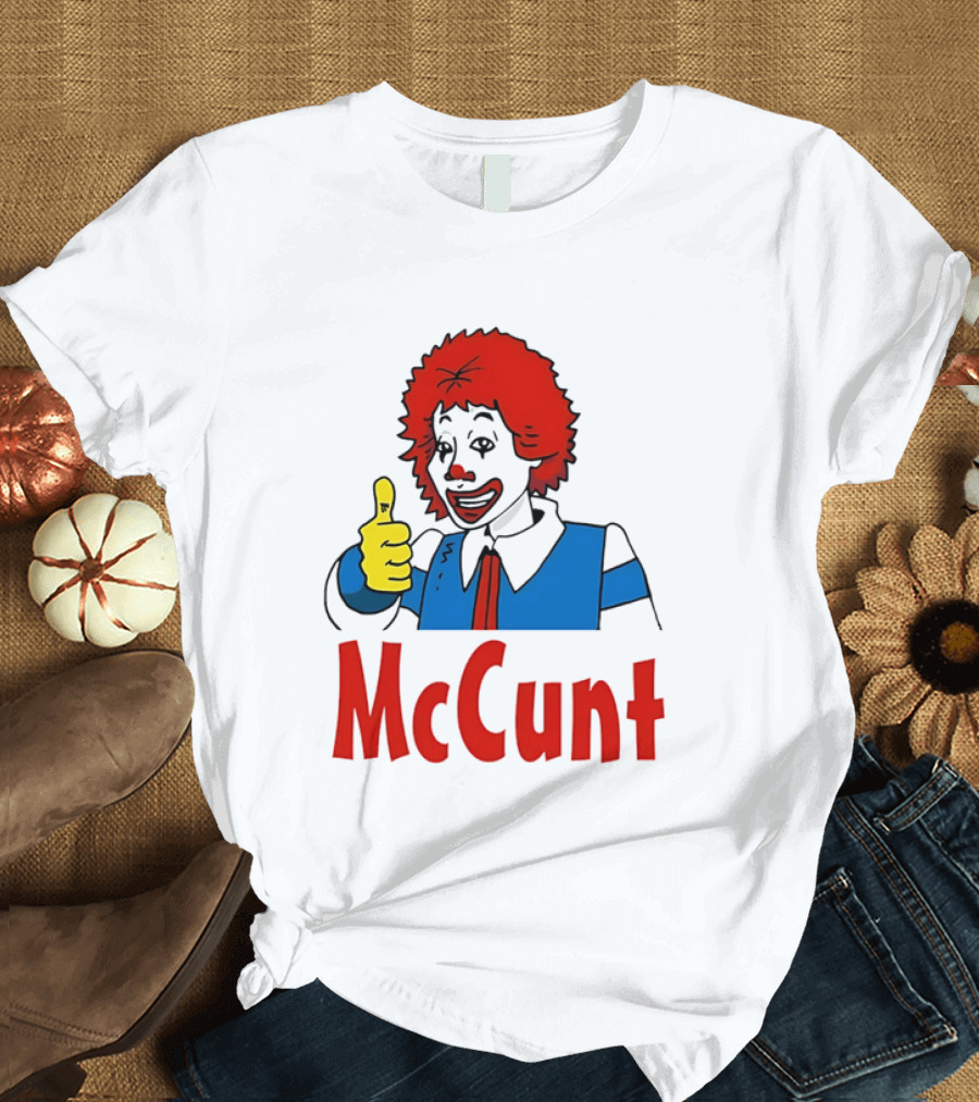 Ronald McDonald McCunt Thumbs Up Red Hair Blue Outfit T-Shirt
