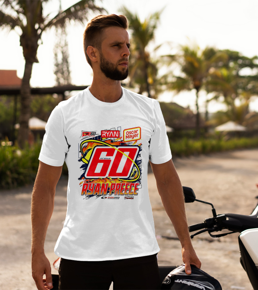 Ryan Preece NASCAR 60 Oscar Mayer Racing Sport McWills T-Shirt