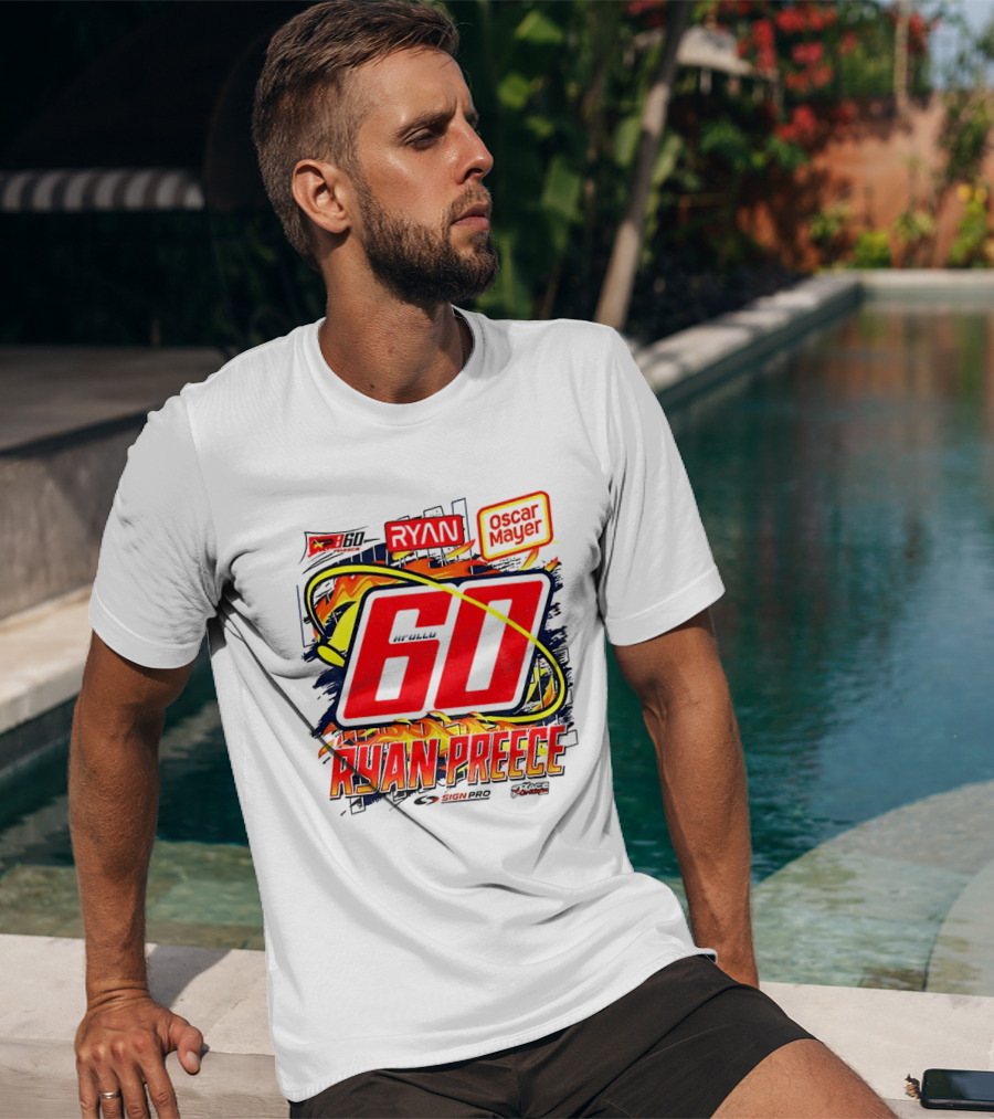 Ryan Preece NASCAR 60 Oscar Mayer Racing Sport McWills T-Shirt