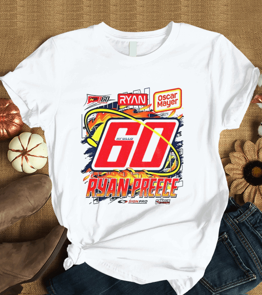 Ryan Preece NASCAR 60 Oscar Mayer Racing Sport McWills T-Shirt