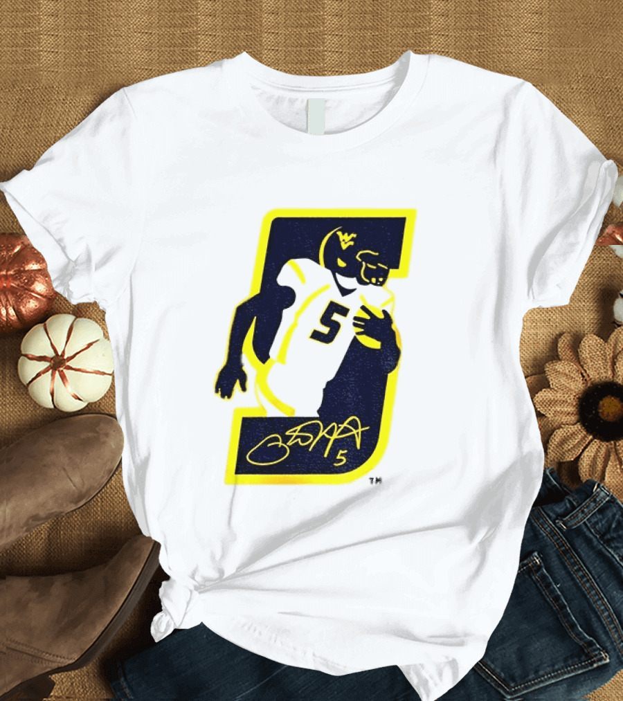 Thank You Pat White 5 West Virginia Mountaineers Retirement 84 T-Shirt