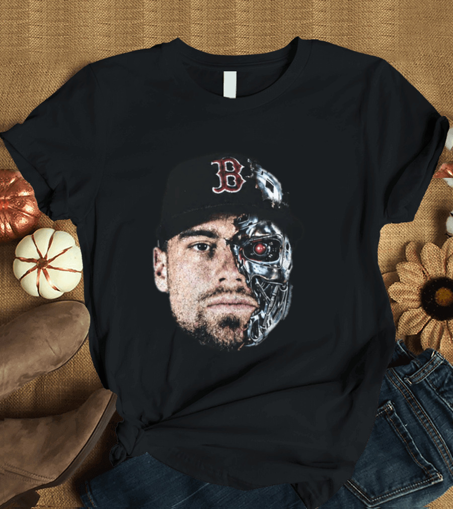 Caleb Durbin Terminator Face Boston Cap Robo Fusion T-Shirt