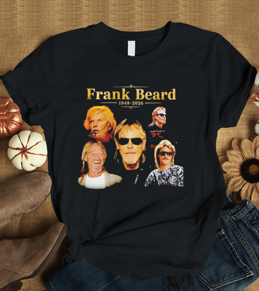 Frank Beard 1949 2026 Memorial Collage T-Shirt
