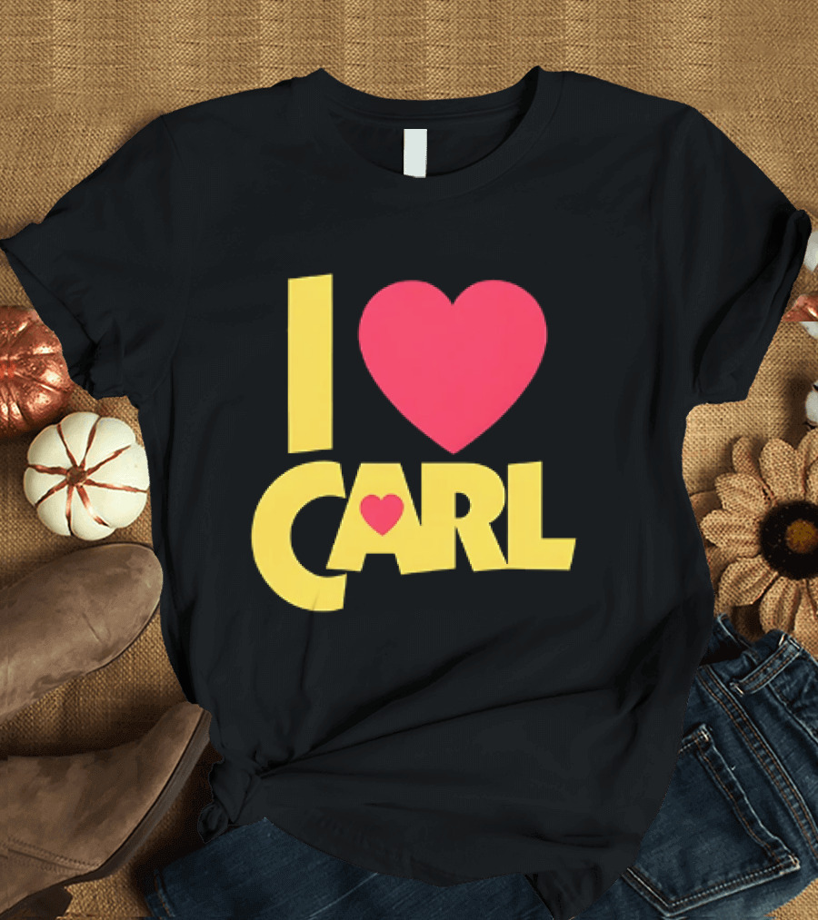 I Love Carl Heart Dungeon Crawler T-Shirt
