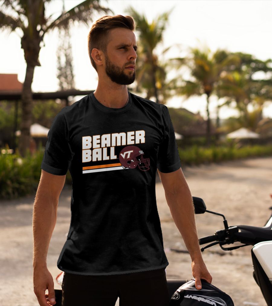 Beamer Ball VT Football Virginia Tech Frank Beamer Coach T-Shirt