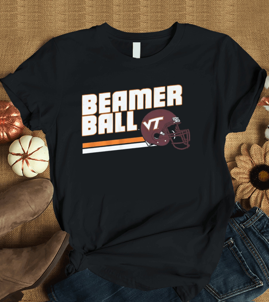 Beamer Ball VT Football Virginia Tech Frank Beamer Coach T-Shirt