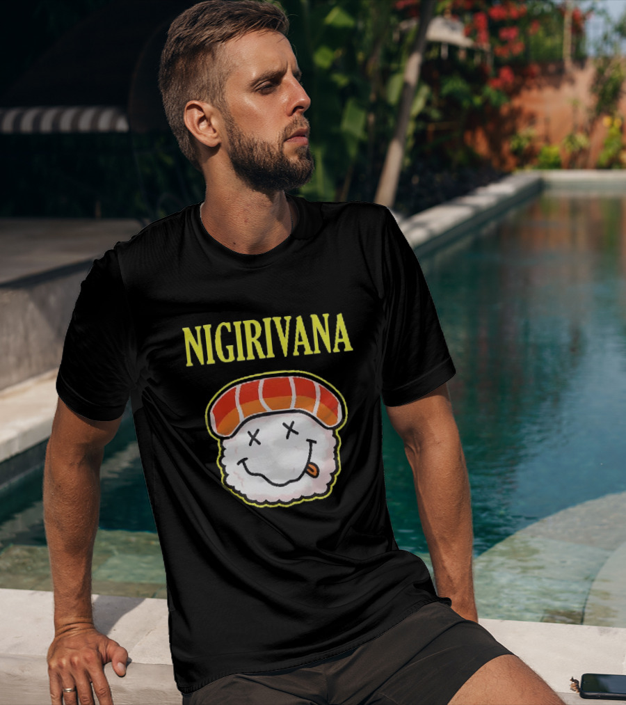 Nigirivana Sushi Nigiri Smile Face T-Shirt