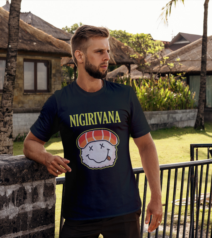 Nigirivana Sushi Nigiri Smile Face T-Shirt