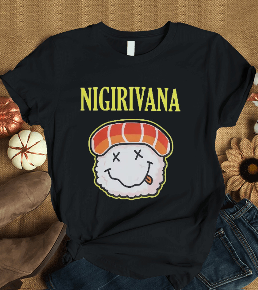 Nigirivana Sushi Nigiri Smile Face T-Shirt