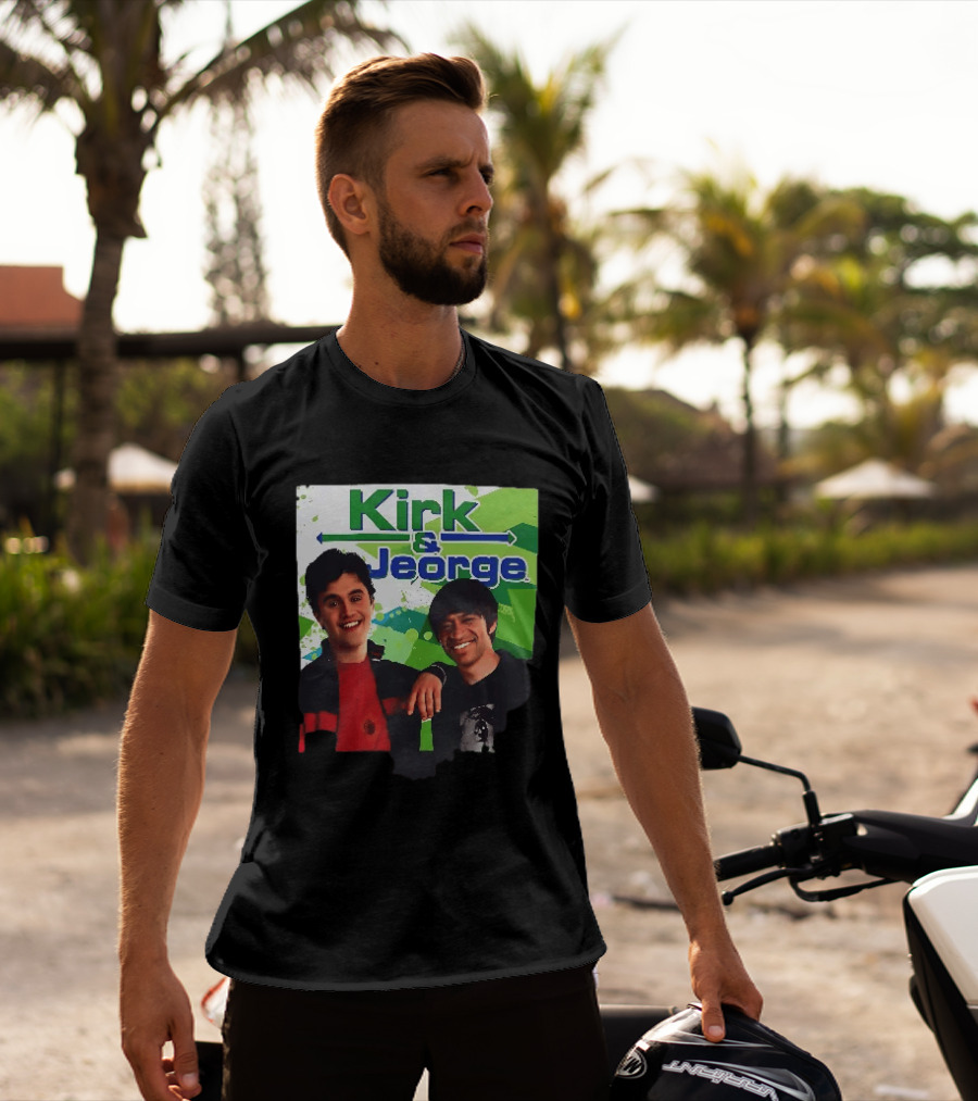 Kirk & Jeorge Drake & Josh TV Show Inspired Green T-Shirt