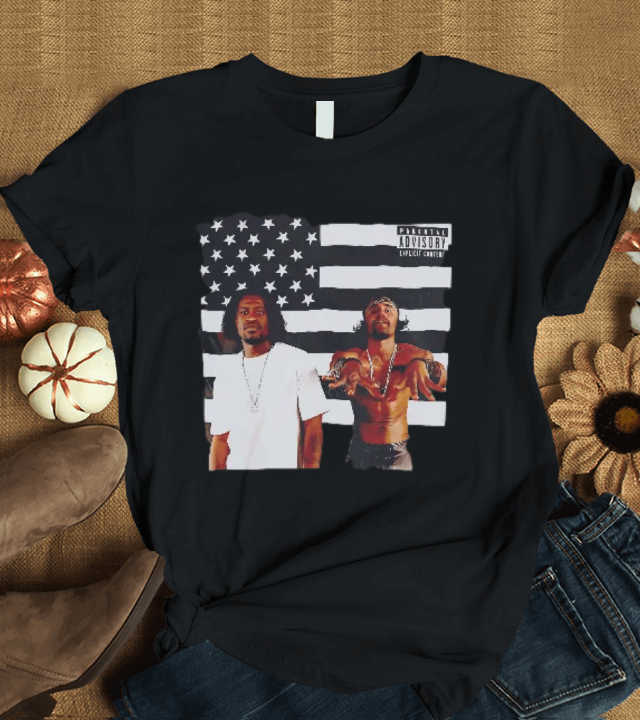 OutKirk Kirk X Floyd American Flag Explicit Content T-Shirt