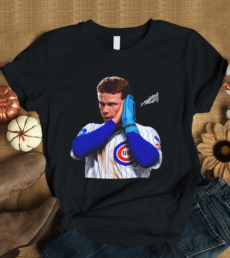 Chicago Cubs Pete Crow Armstrong Night Night Celebration T-Shirt