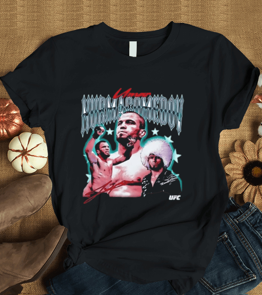 Umar Nurmagomedov UFC Trio Stars Signature T-Shirt
