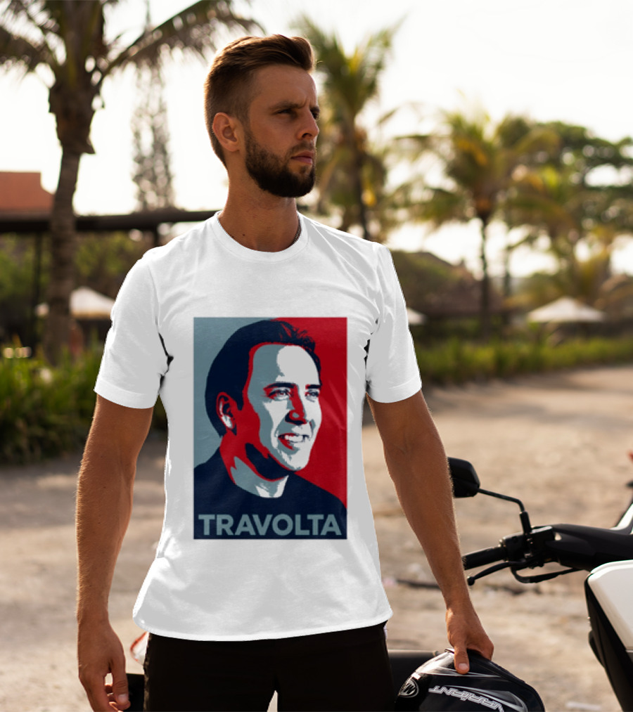 Nicolas Cage Travolta Hope Face Off Image T-Shirt