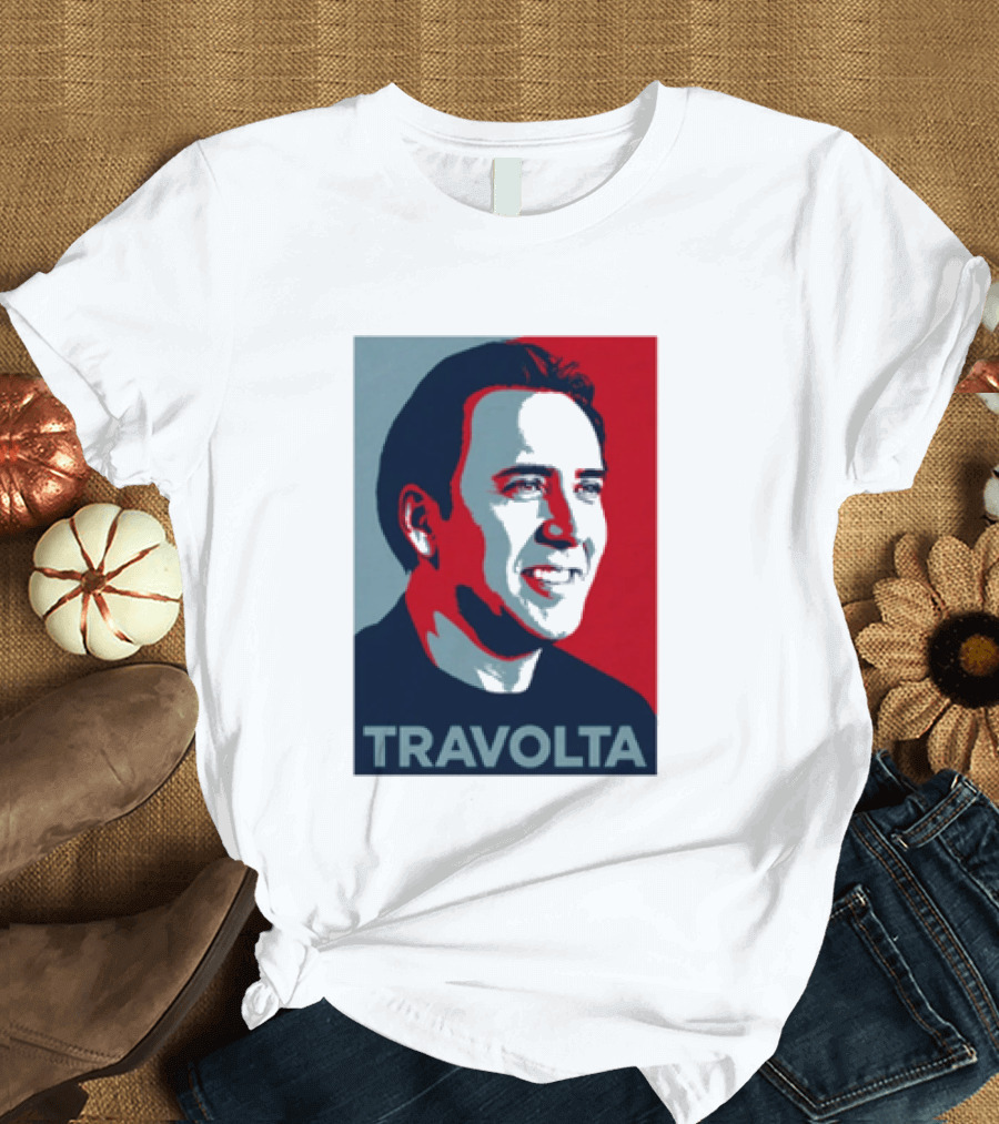 Nicolas Cage Travolta Hope Face Off Image T-Shirt