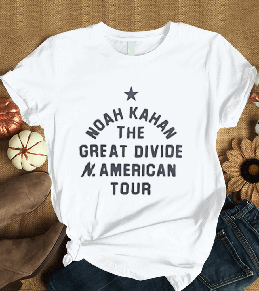 Noah Kahan The Great Divide North American Tour Merchandise T-Shirt