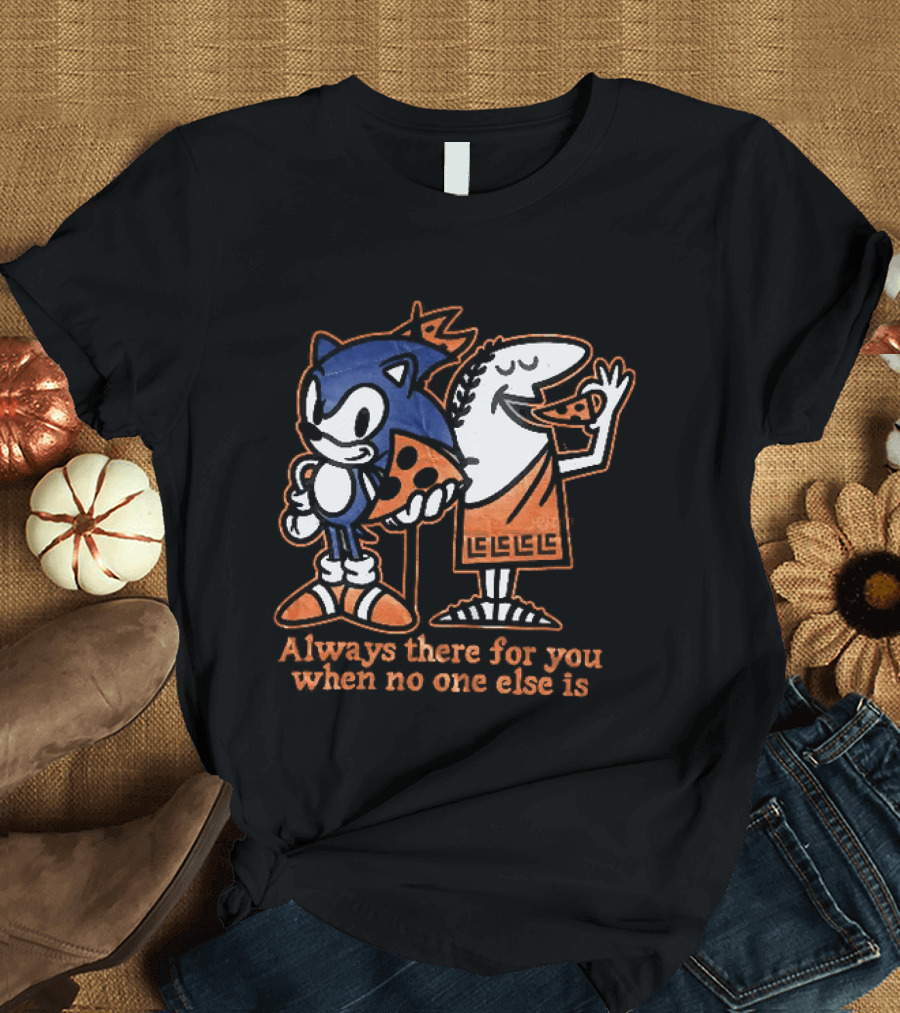 Sonic And Snoopy Always There For You When No One Else Is T-Shirt