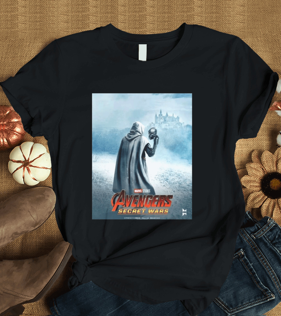 Marvel Studios Avengers Secret Wars Doctor Doom Hooded Villain Castle T-Shirt