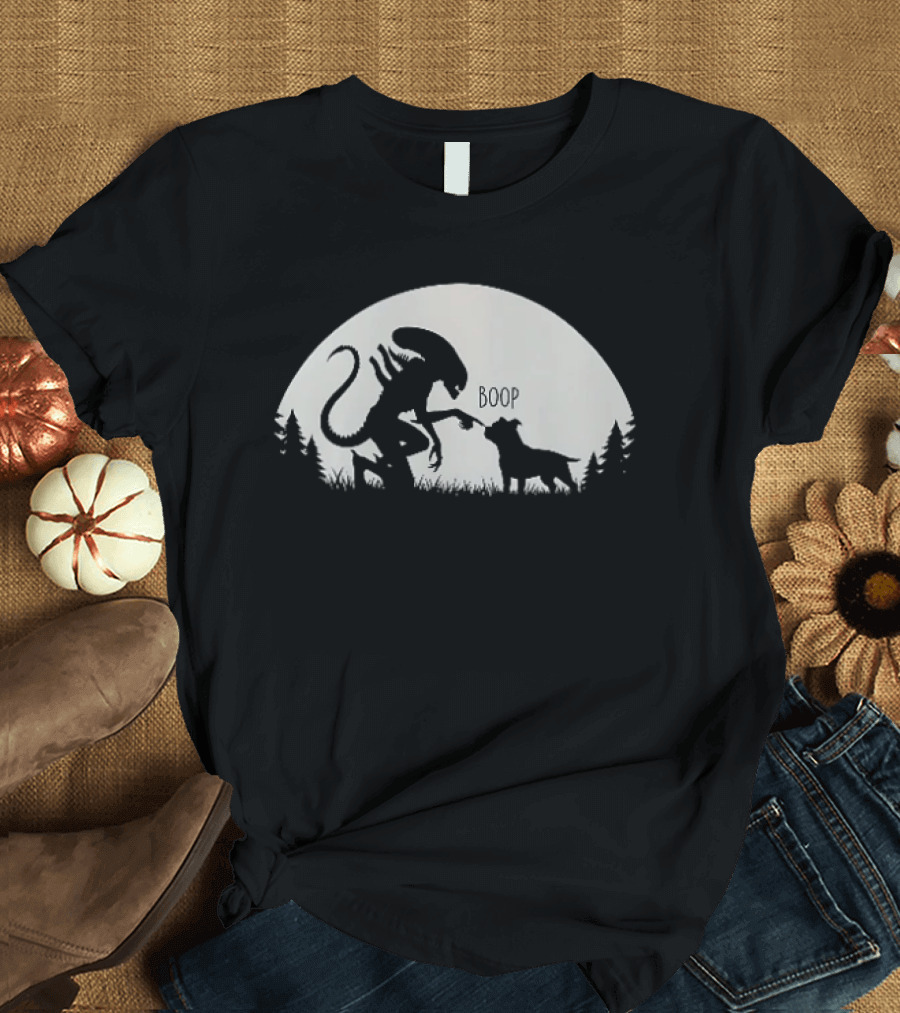 Boop Alien And Dog Forest T-Shirt