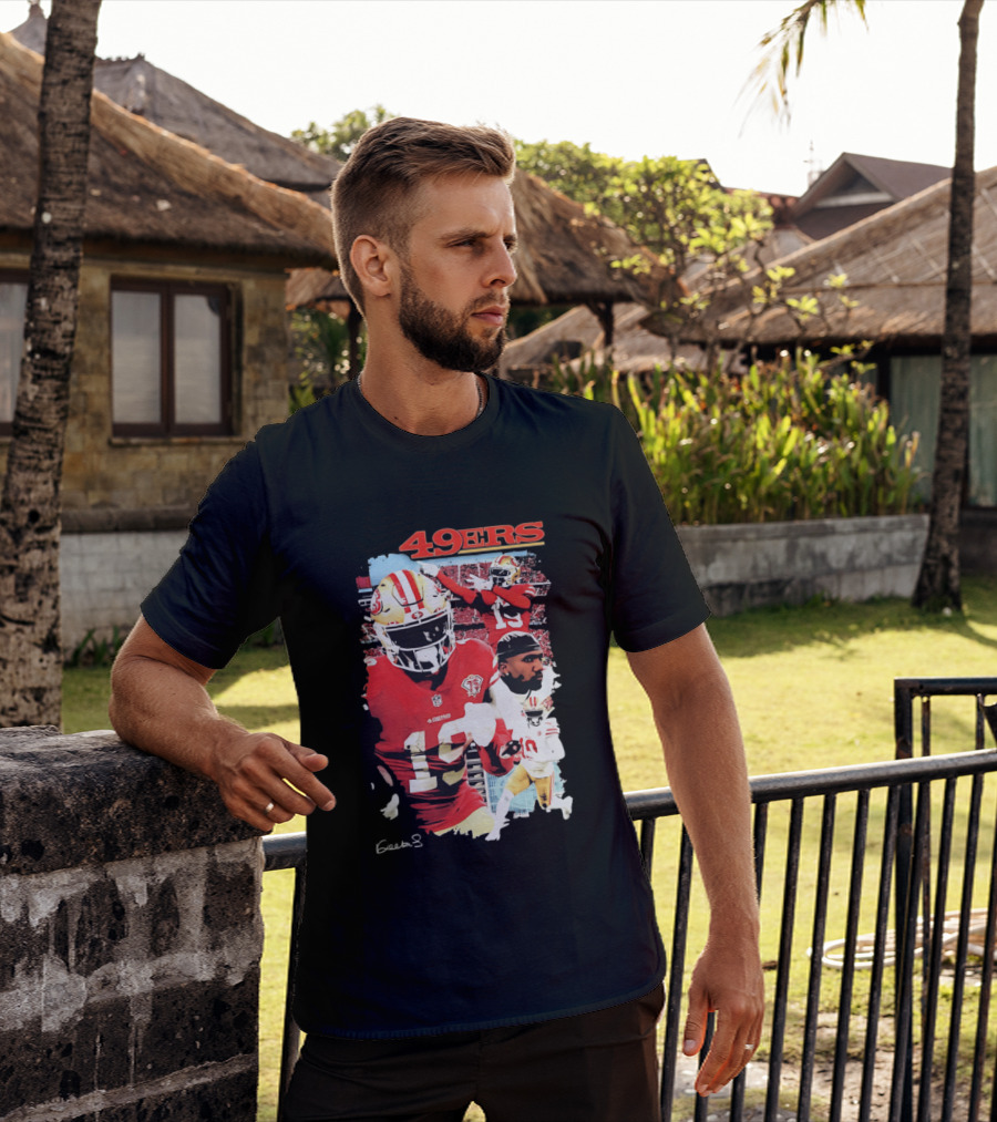 San Francisco 49ers Deebo Samuel 19 NFL Football Collage T-Shirt