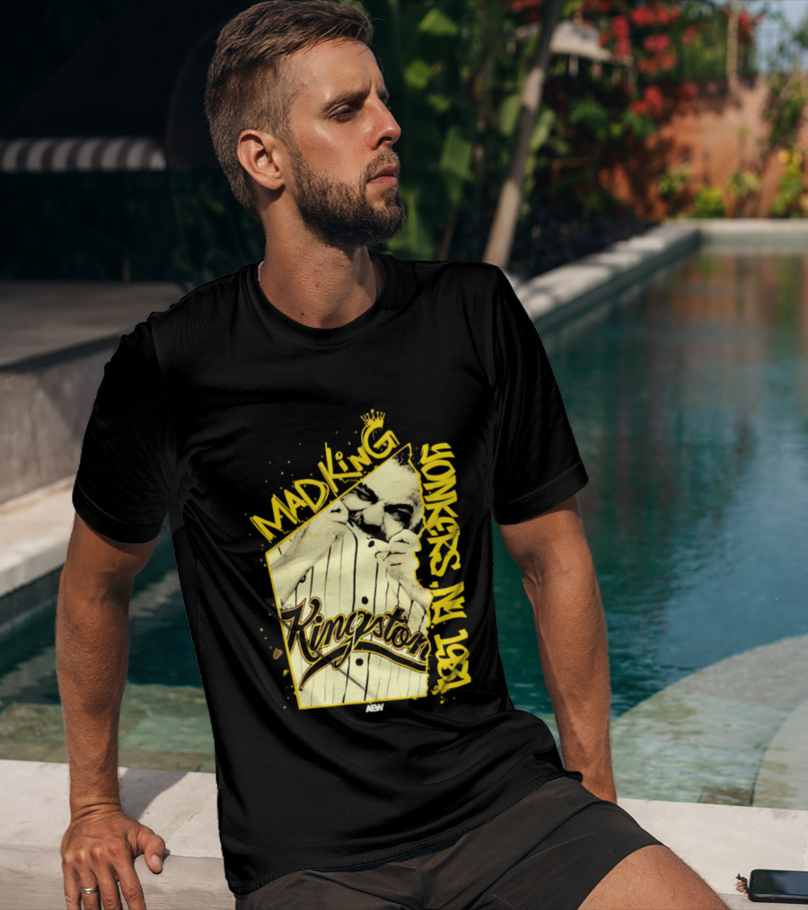Eddie Kingston Mad King Yonkers NY 1981 Kingston AEW T-Shirt