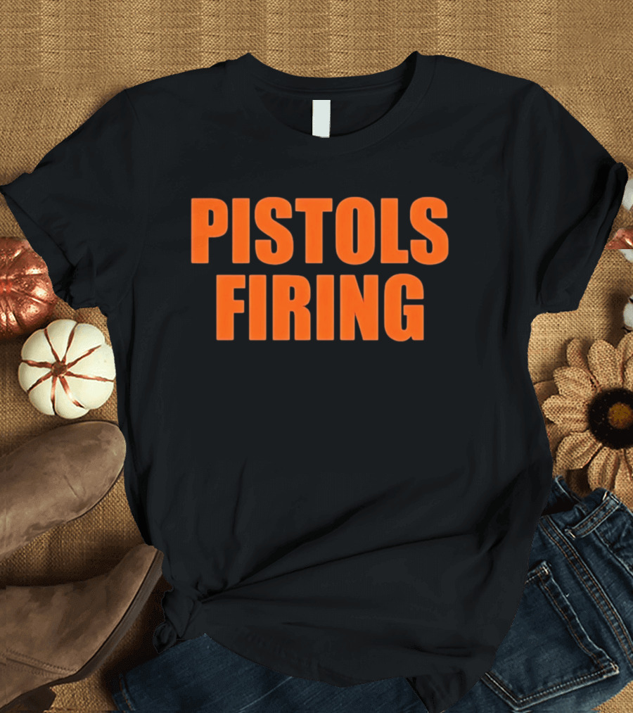 Pistols Firing Oklahoma State Cowboys T-Shirt