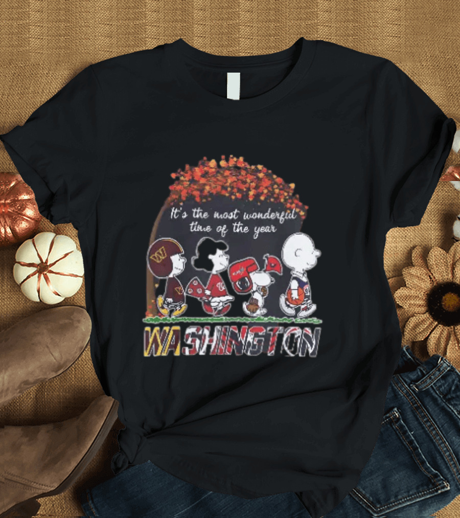 It’s The Most Wonderful Time Of The Year Washington Peanuts T-Shirt