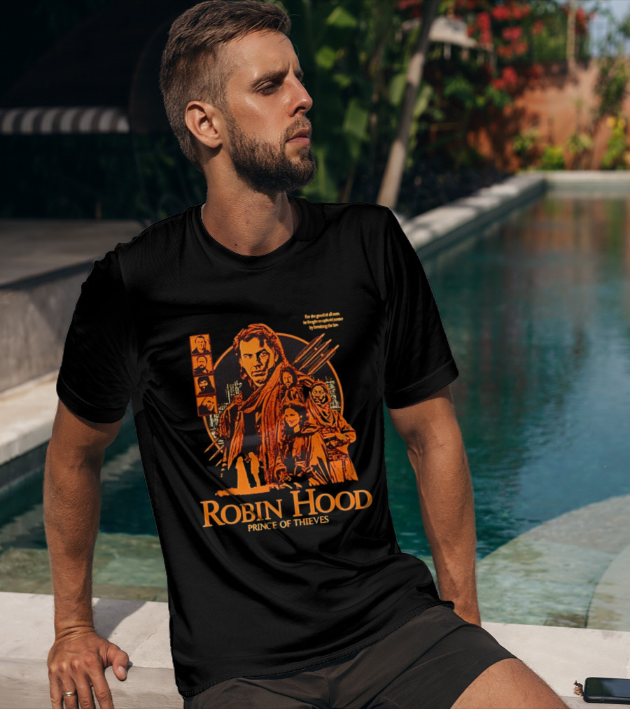 Robin Hood Prince Of Thieves Adventure Team Movie Characters T-Shirt
