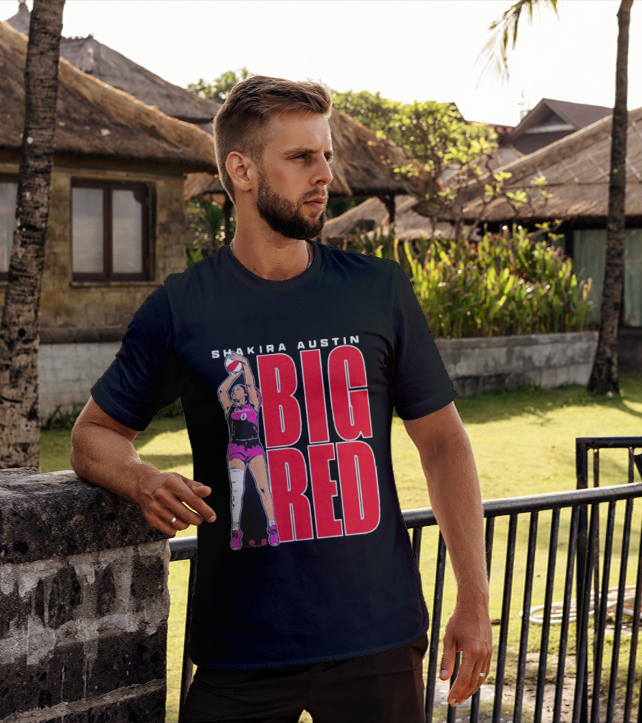Shakira Austin Big Red Basketball Player T-Shirt