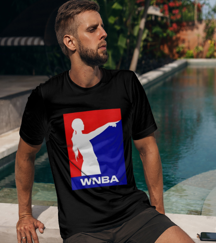 WNBA Red And Blue Sophie Cunningham Basketball T-Shirt