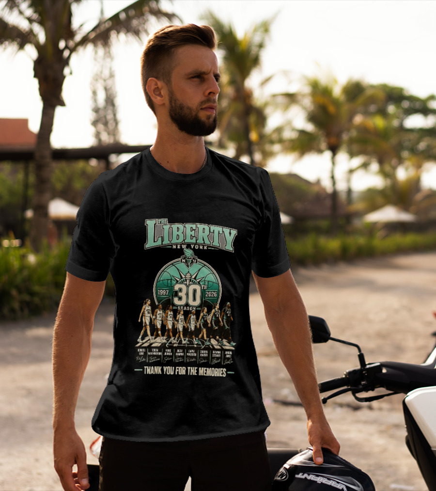 The Liberty New York 1997 2026 30th Season Thank You For The Memories T-Shirt