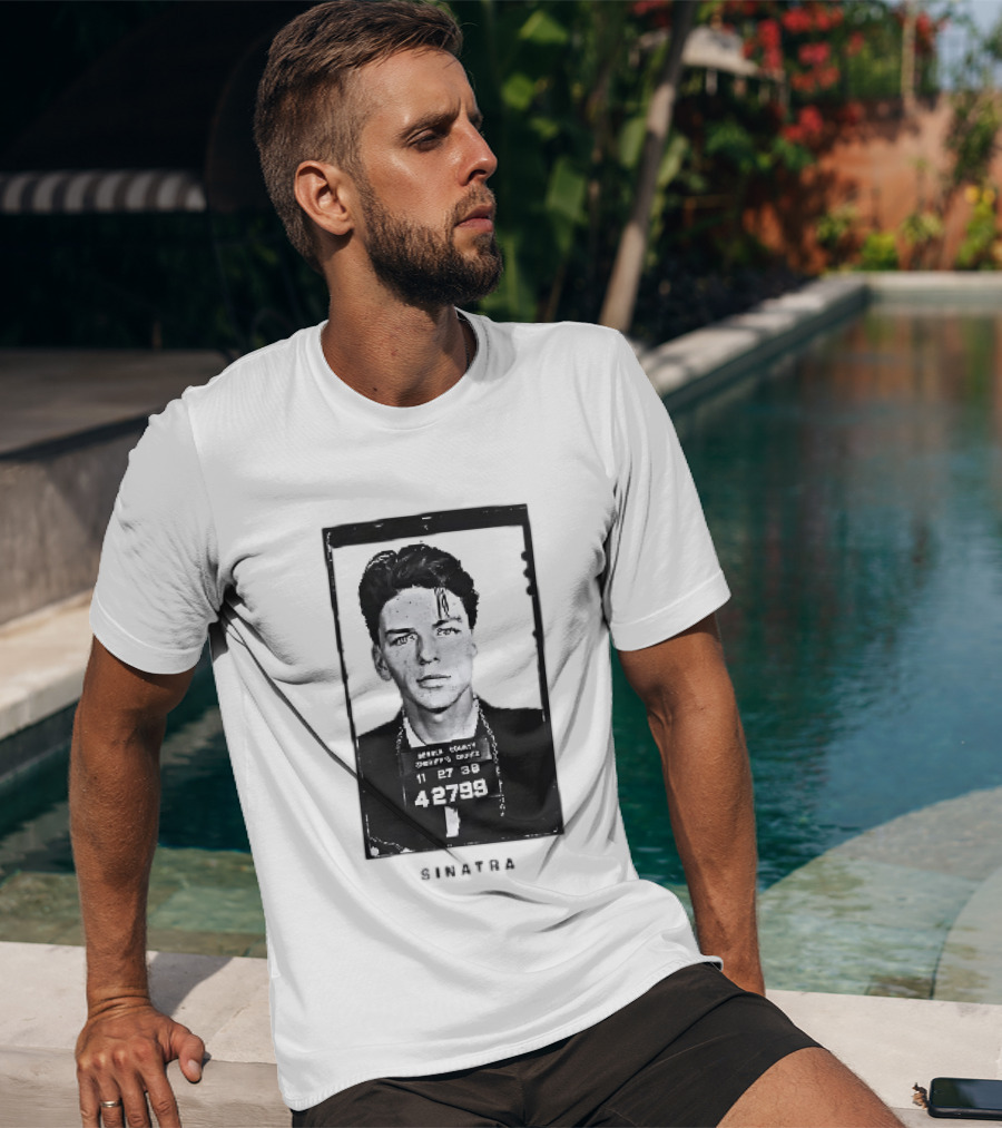 Bergen County Sheriffs Office 11 27 38 42799 Sinatra Shot T-Shirt