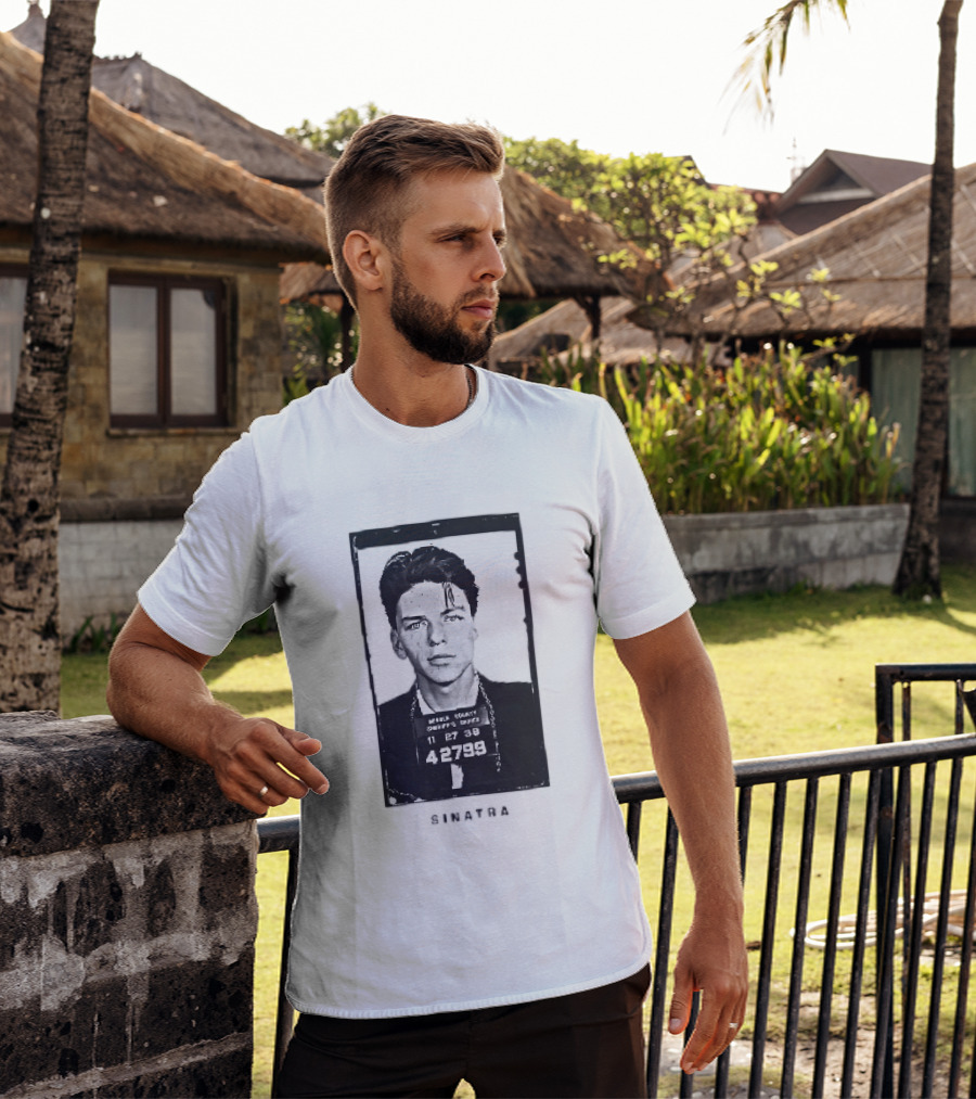 Bergen County Sheriffs Office 11 27 38 42799 Sinatra Shot T-Shirt