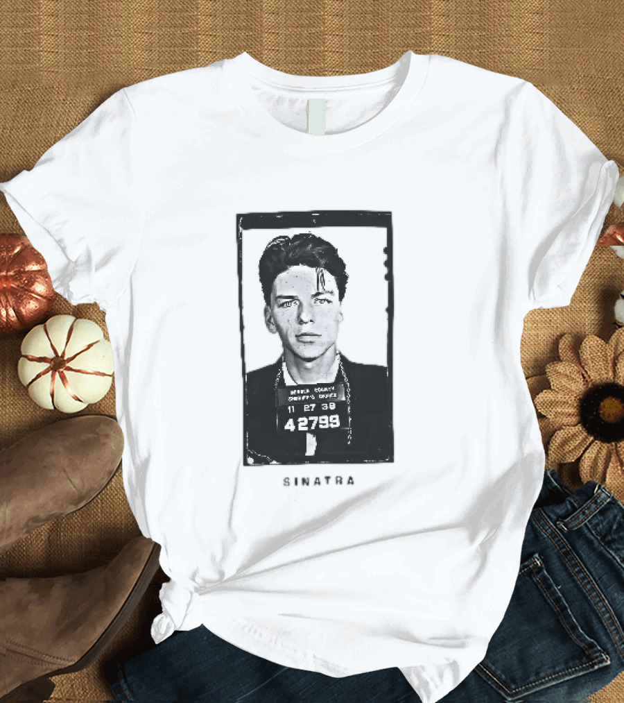 Bergen County Sheriffs Office 11 27 38 42799 Sinatra Shot T-Shirt