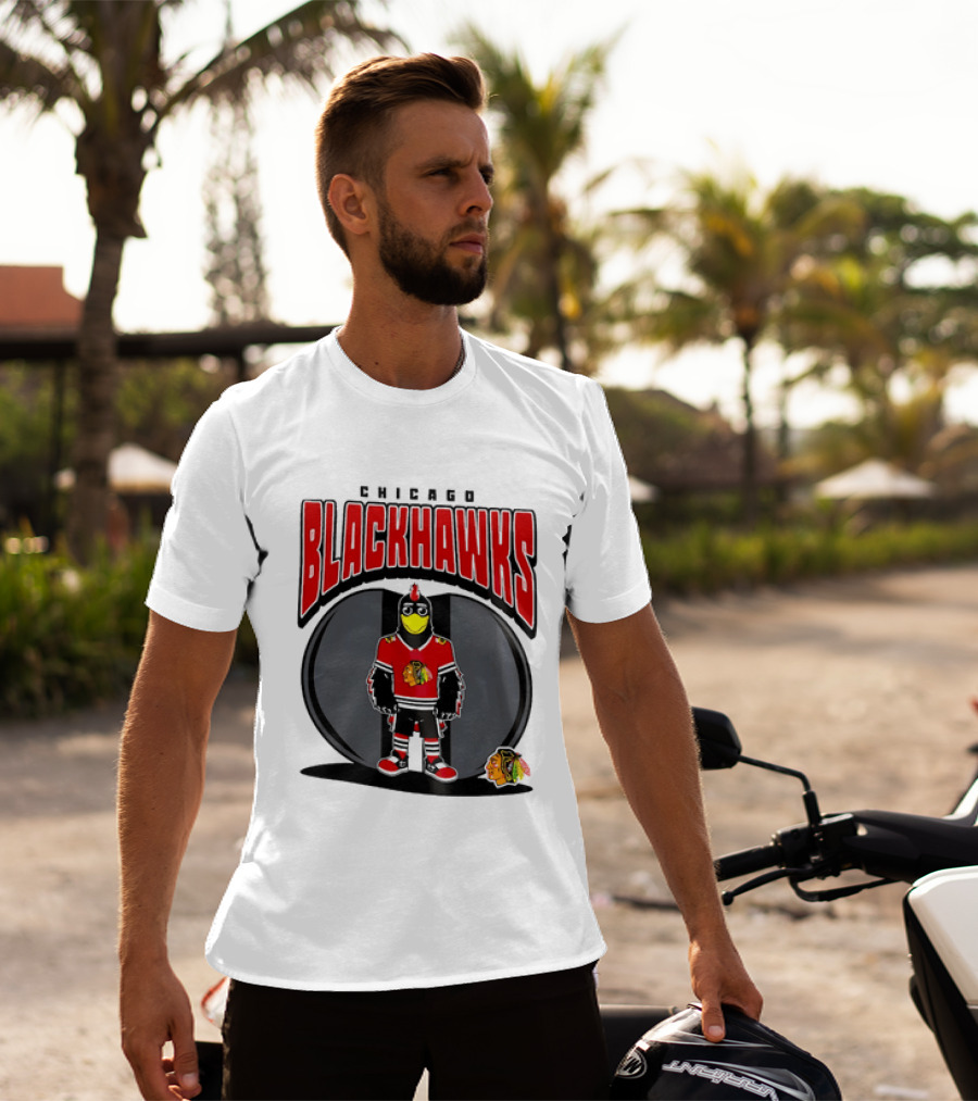 Chicago Blackhawks Mania NHL 2026 Mascot Hockey Fan Gear T-Shirt
