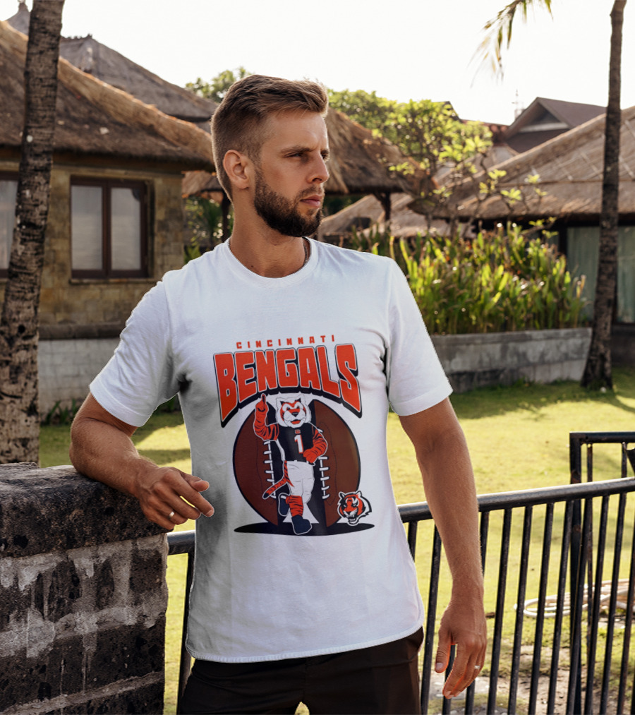 Cincinnati Bengals Tiger Mascot Football Fan Mania 2026 T-Shirt