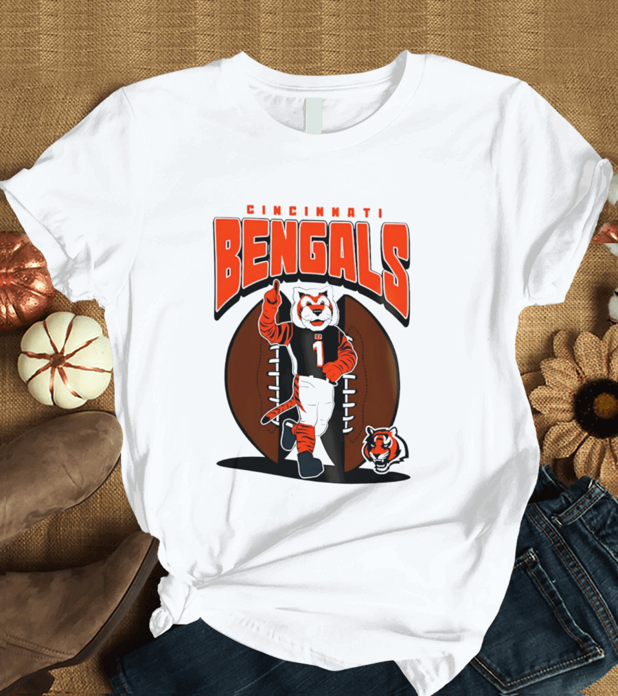 Cincinnati Bengals Tiger Mascot Football Fan Mania 2026 T-Shirt
