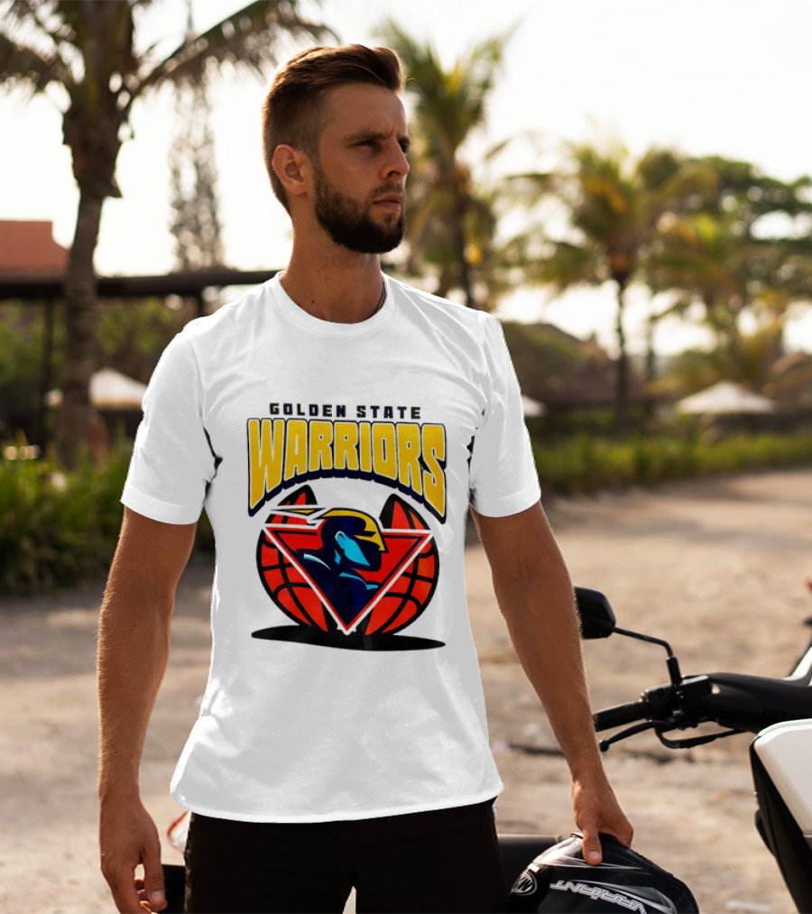 Golden State Warriors NBA 2026 Mania Retro Logo Basketball T-Shirt