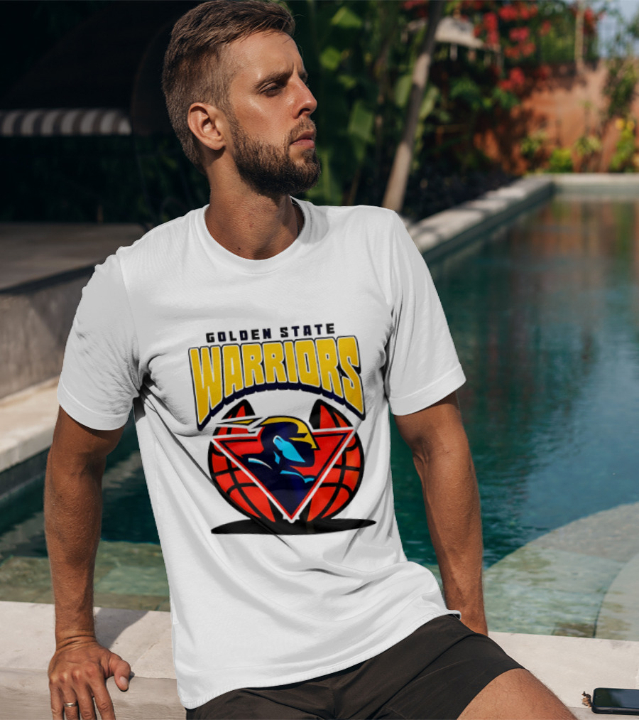 Golden State Warriors NBA 2026 Mania Retro Logo Basketball T-Shirt
