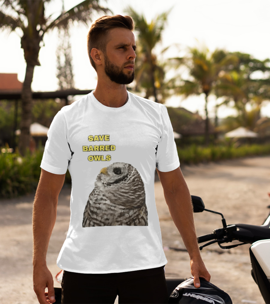 Save Barred Owls Barred Owl Conservation Appeal T-Shirt